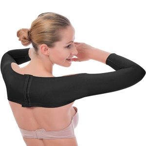 Black Marena 3/4 Arm Compressions - Recovery- Size Medium